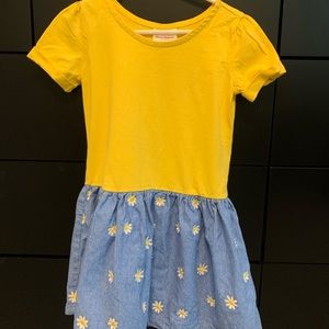 Adorable girls sunflower dress